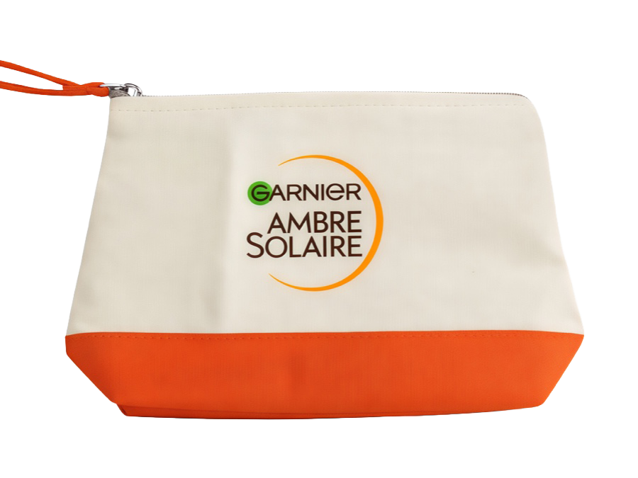 Promotional Cosmetic Zip Pouch production sample