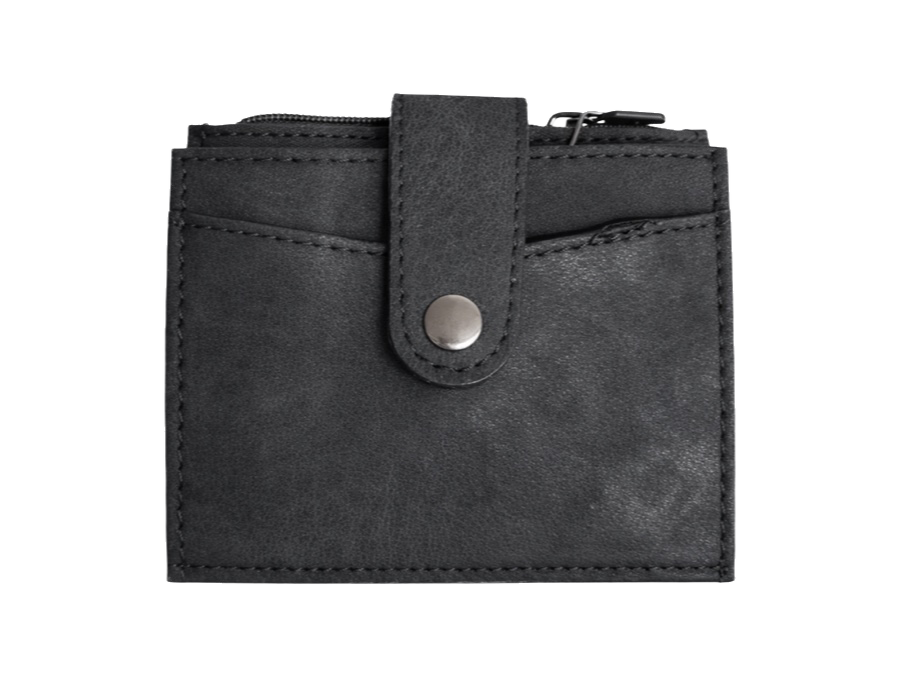 Card Holder with Zip Pocket