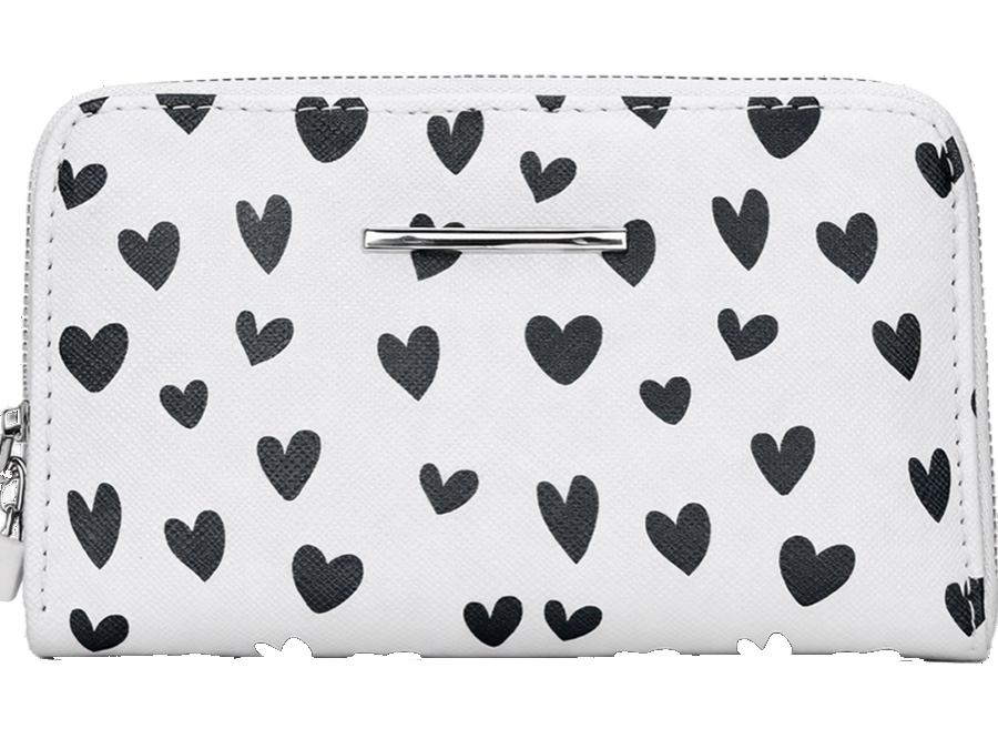 Zip Wallet with Printed Surface