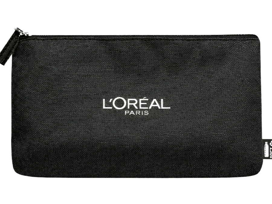RPET Cosmetic Pouch production sample