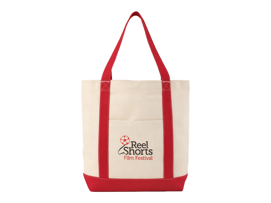 Canvas Bag with Contrast Handles production sample