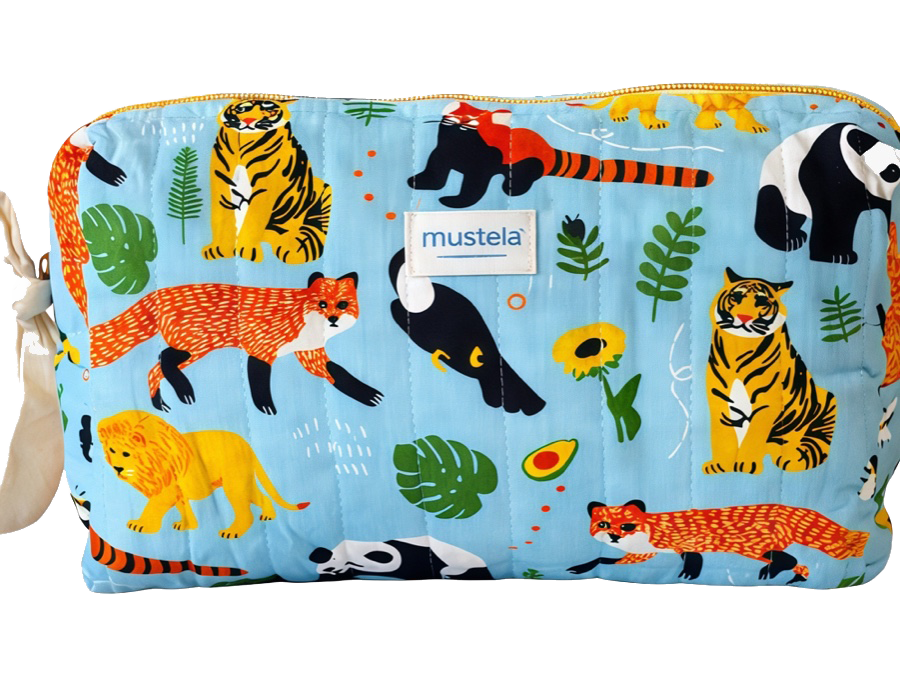 Quilted Cosmetic Pouch