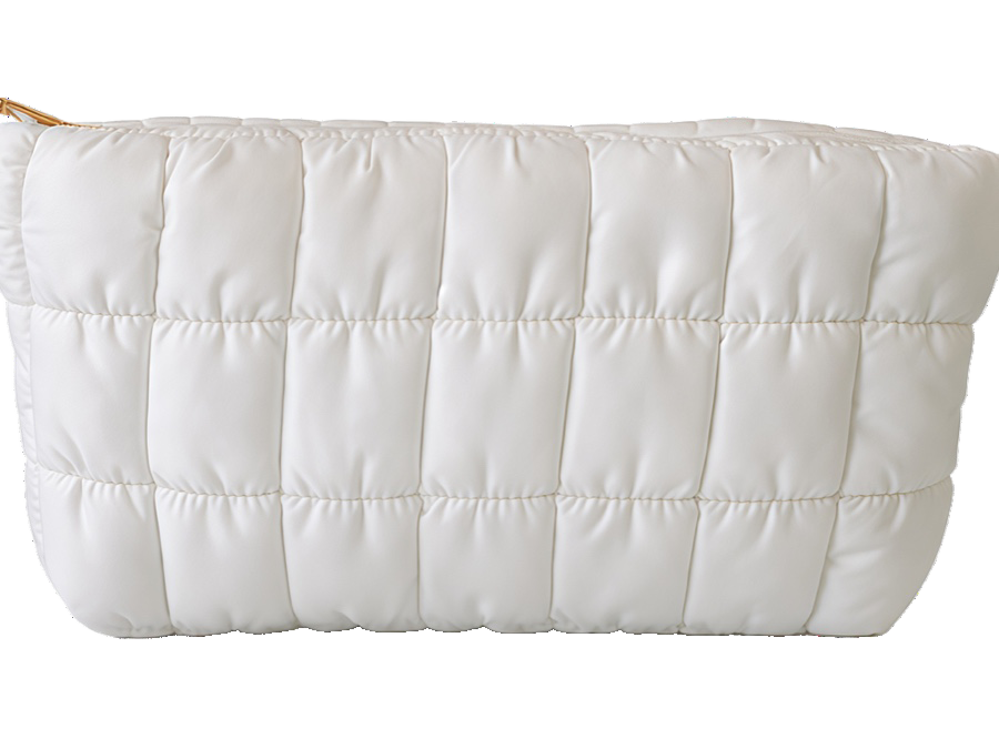 Quilted Cosmetic Pouch (Padded)